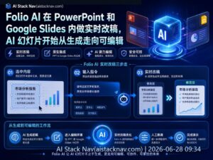 Folio AI 科技感幻灯片编辑