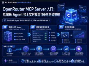 OpenRouter MCP Server 科技感封面图