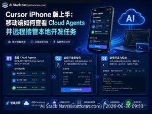 Cursor iPhone 版移动端远程开发界面