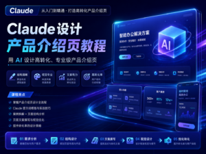Claude 设计产品介绍页教程资料包封面图