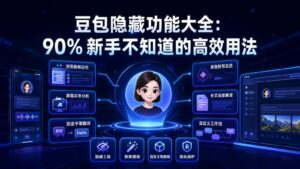 豆包隐藏功能大全 90% 新手不知道的高效用法科技感封面图