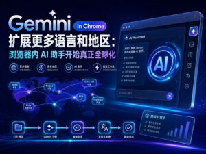 Gemini in Chrome 全球化扩展科技感封面