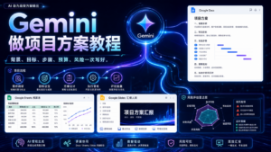 Gemini 做项目方案教程背景目标步骤预算风险一次写好封面图