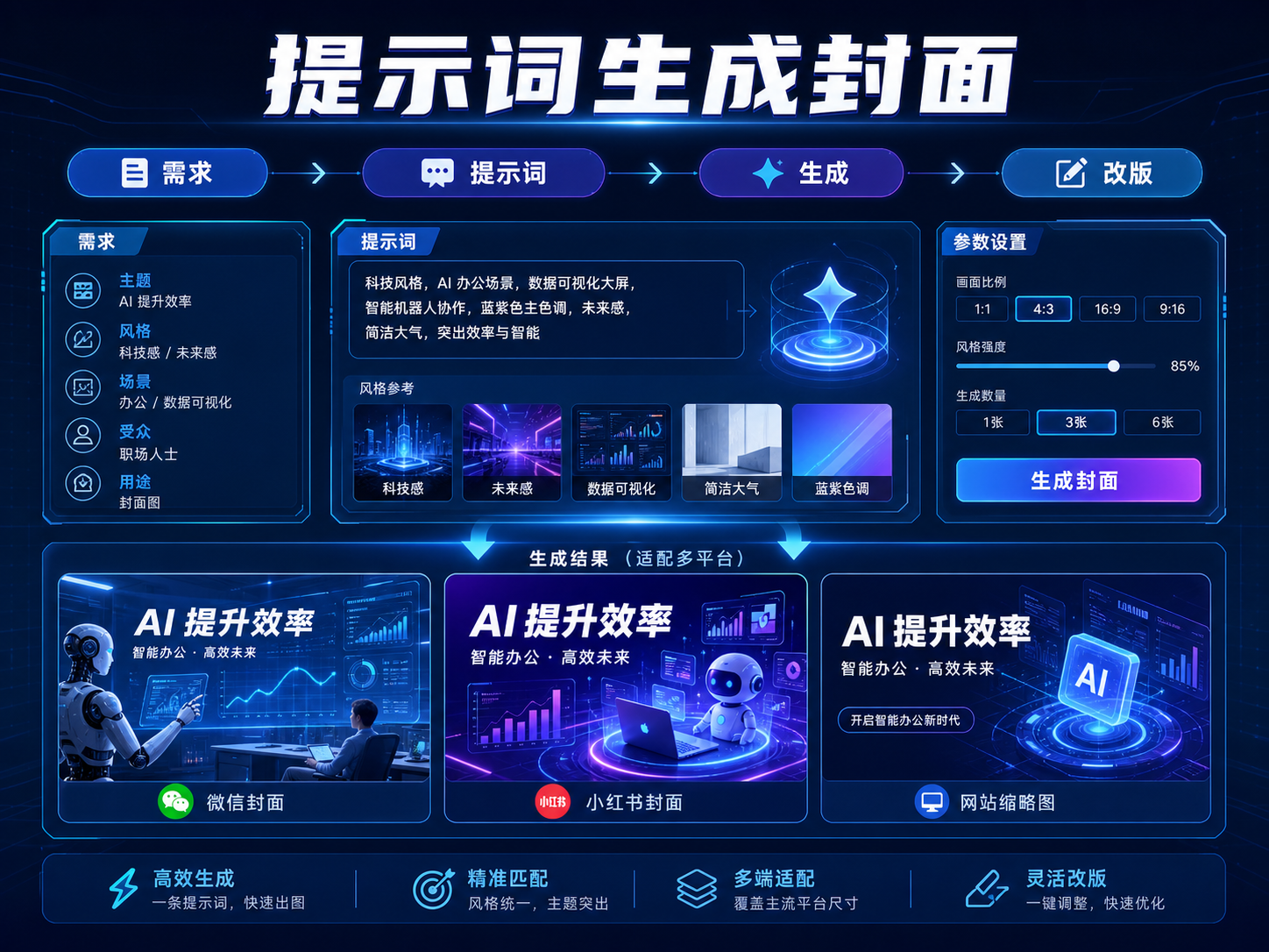 Gemini 提示词生成封面课程海报：从需求到提示词再到封面预览