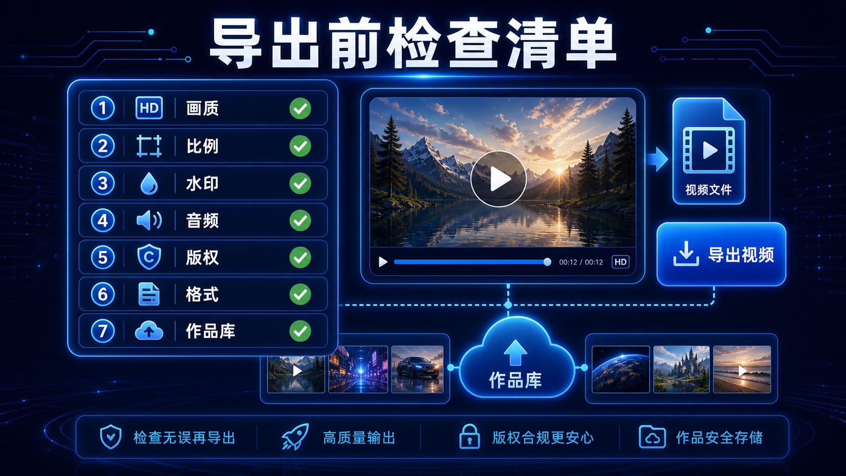 可灵 AI 国内用户导出前检查清单