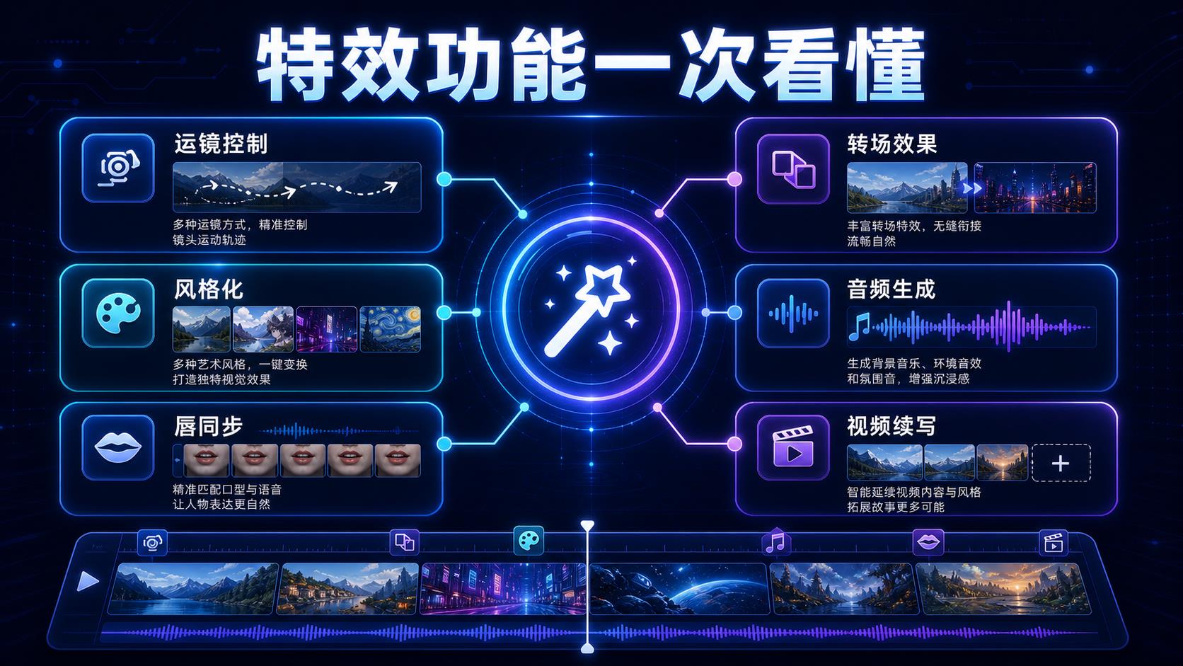 可灵 AI 特效功能地图