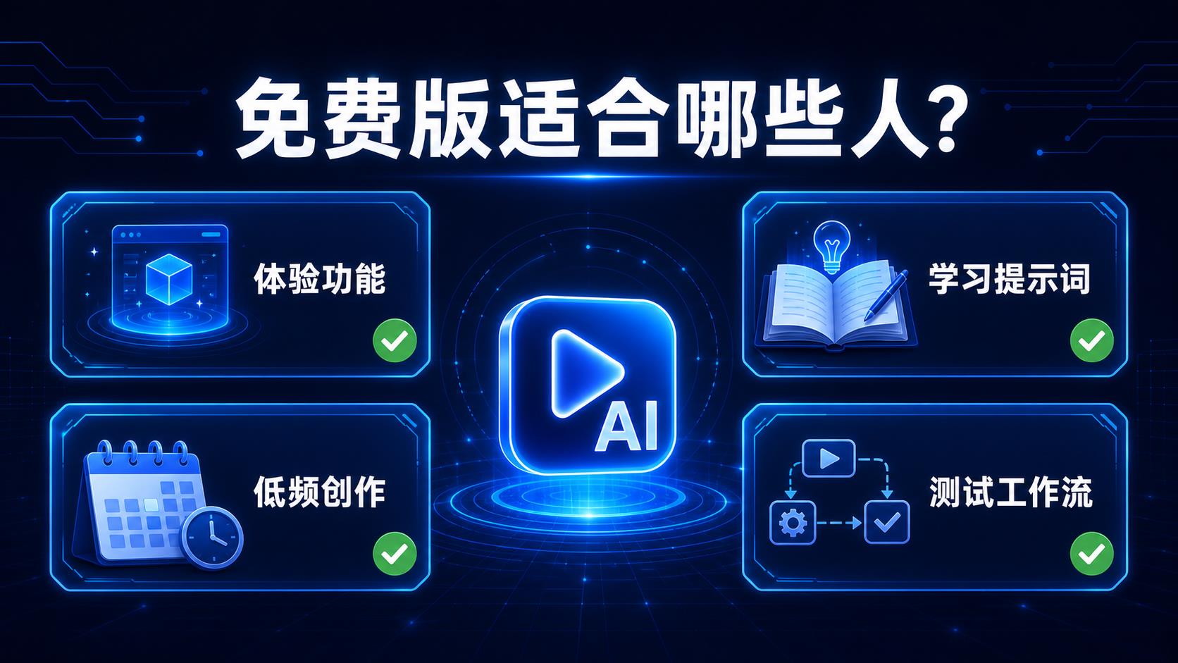 可灵 AI 免费版适合哪些人的场景图