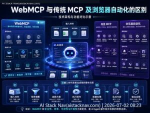 WebMCP AI Agent 网页操作科技感封面