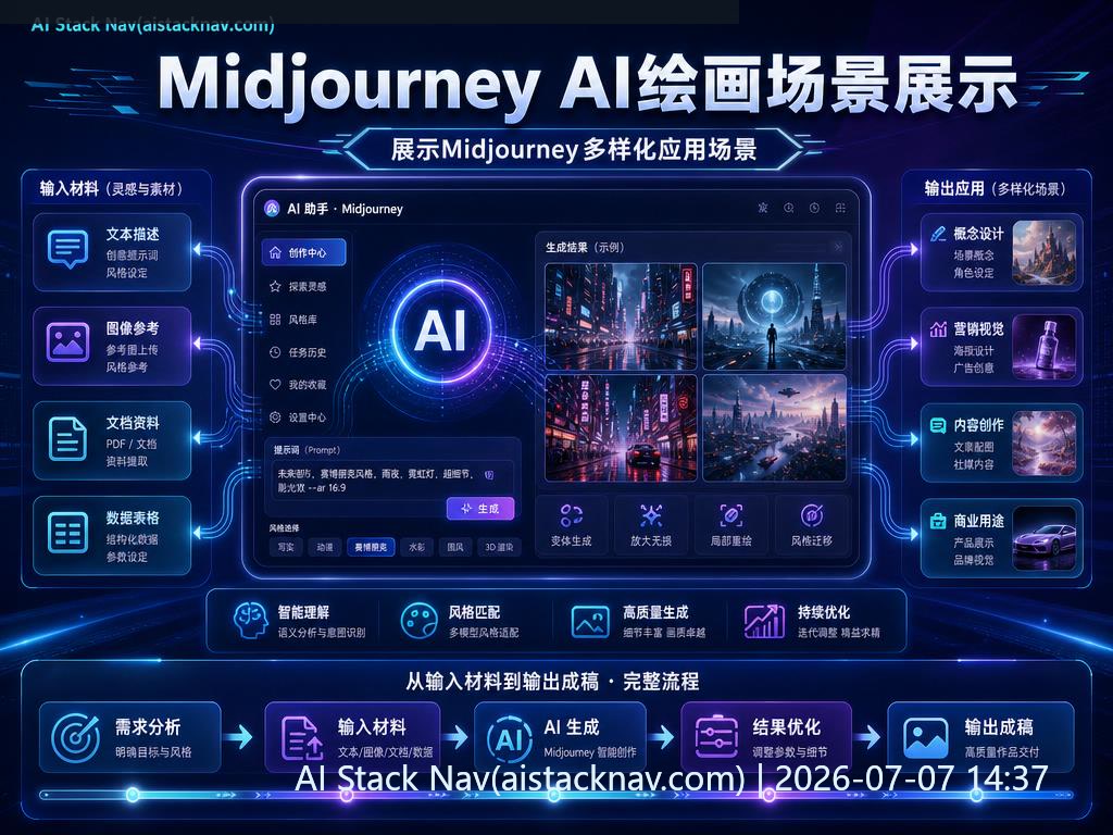 Midjourney AI绘画新手入门教程封面