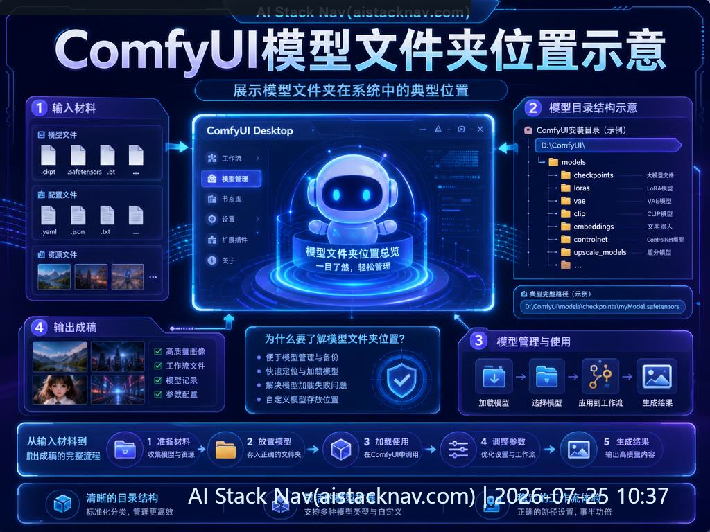 ComfyUI Desktop模型文件夹位置与管理指南