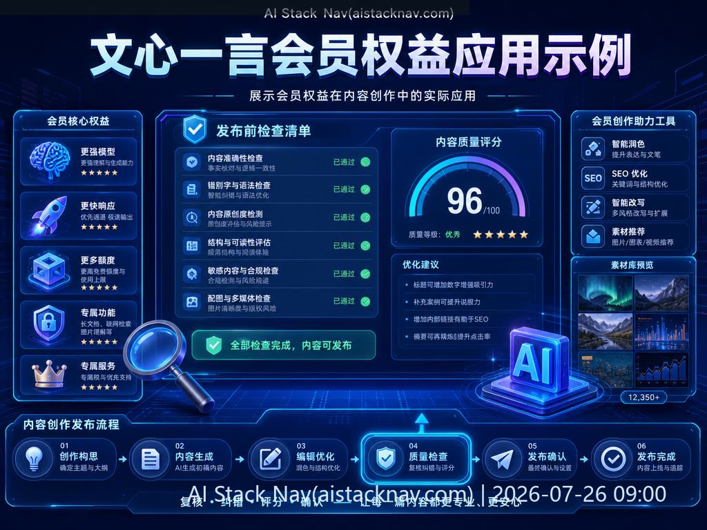 文心一言会员权益应用场景