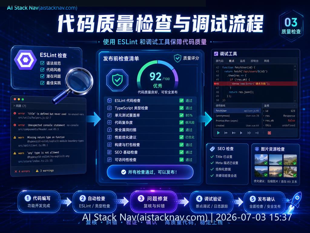 代码质量检查与调试流程