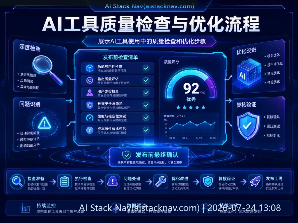 AI工具质量检查与优化流程