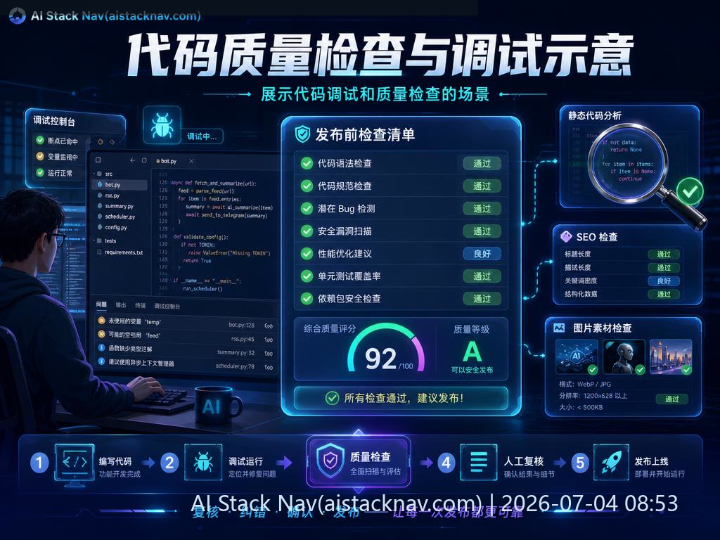代码质量检查与调试