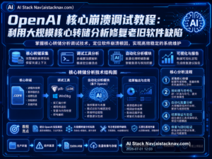 OpenAI 核心崩溃调试教程：利用大规模核心转储分析修复老旧软件缺陷 特色图