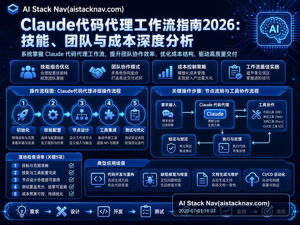 Claude代码代理工作流指南2026：技能、团队与成本深度分析 教程插图 1