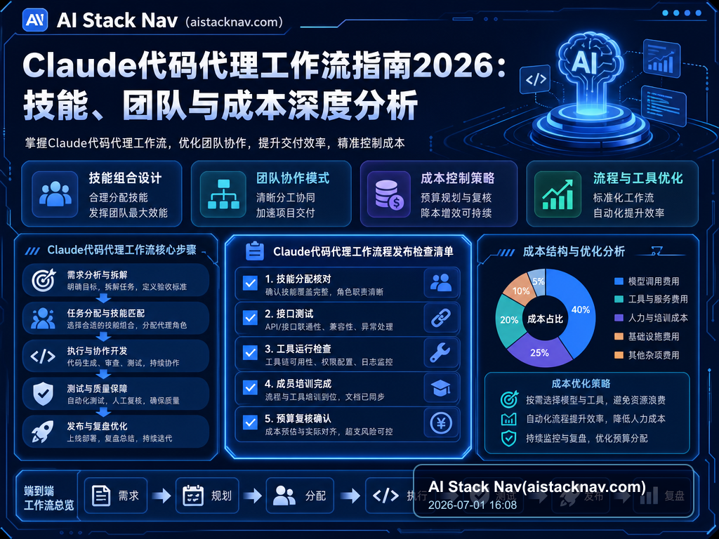 Claude代码代理工作流指南2026：技能、团队与成本深度分析 教程插图 2