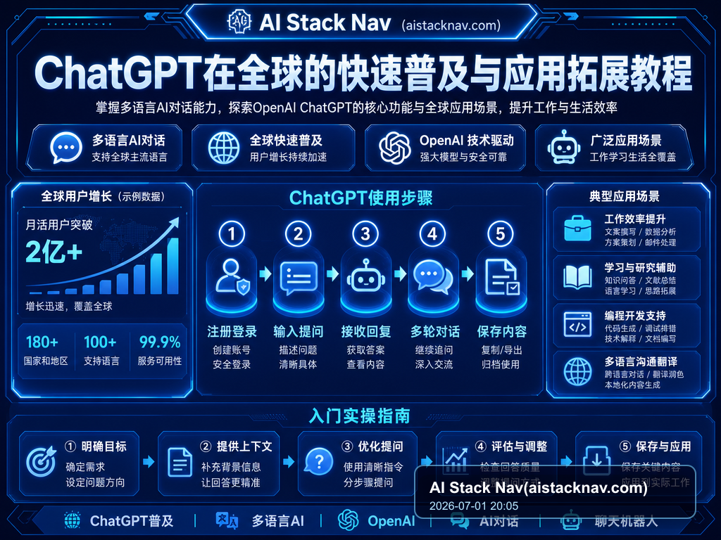 ChatGPT在全球的快速普及与应用拓展教程 教程插图 1
