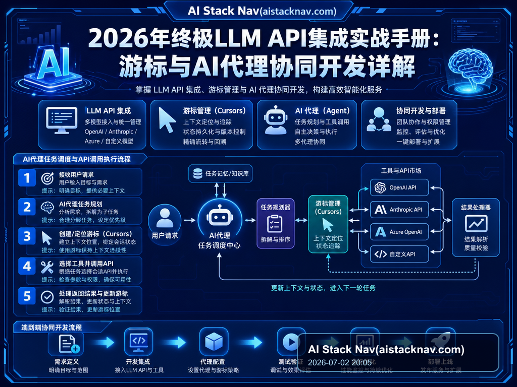 2026年终极LLM API集成实战手册：游标与AI代理协同开发详解 教程插图 1