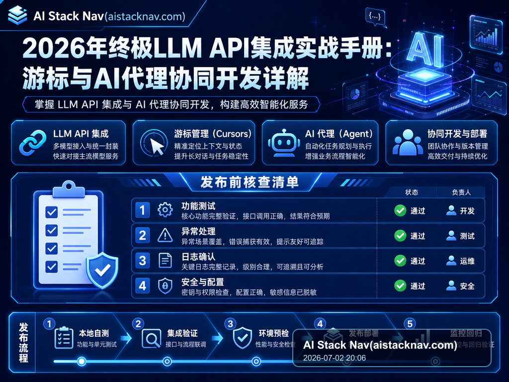 2026年终极LLM API集成实战手册：游标与AI代理协同开发详解 教程插图 2