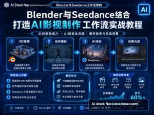 Blender与Seedance结合打造AI影视制作工作流实战教程 特色图