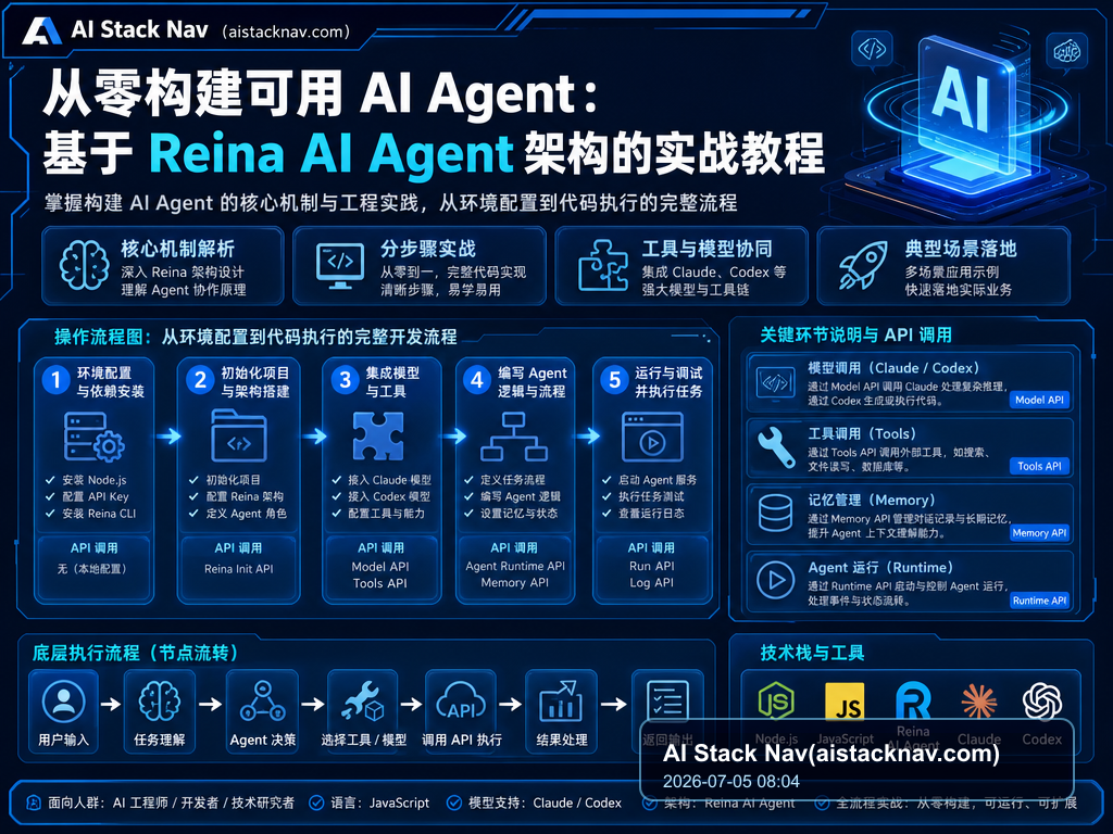 从零构建可用AI Agent:基于Reina AI Agent架构的实战教程 教程插图 1