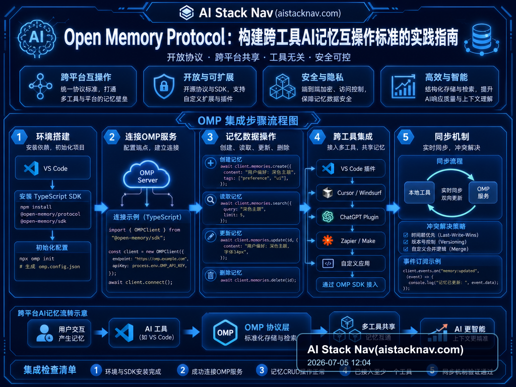 Open Memory Protocol：构建跨工具AI记忆互操作标准的实践指南 教程插图 1