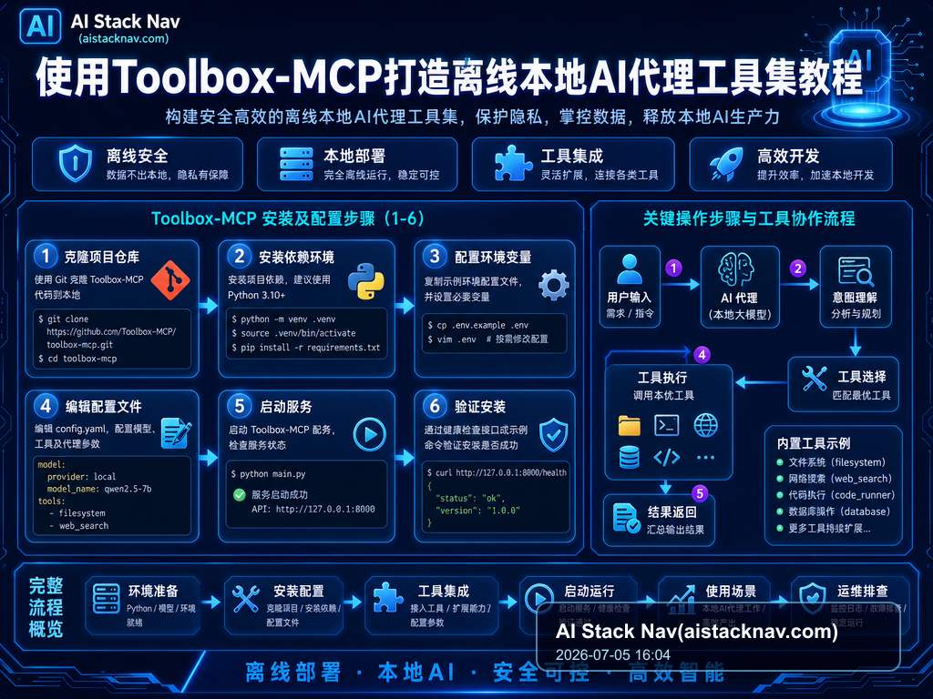 使用Toolbox-MCP打造离线本地AI代理工具集教程 教程插图 1