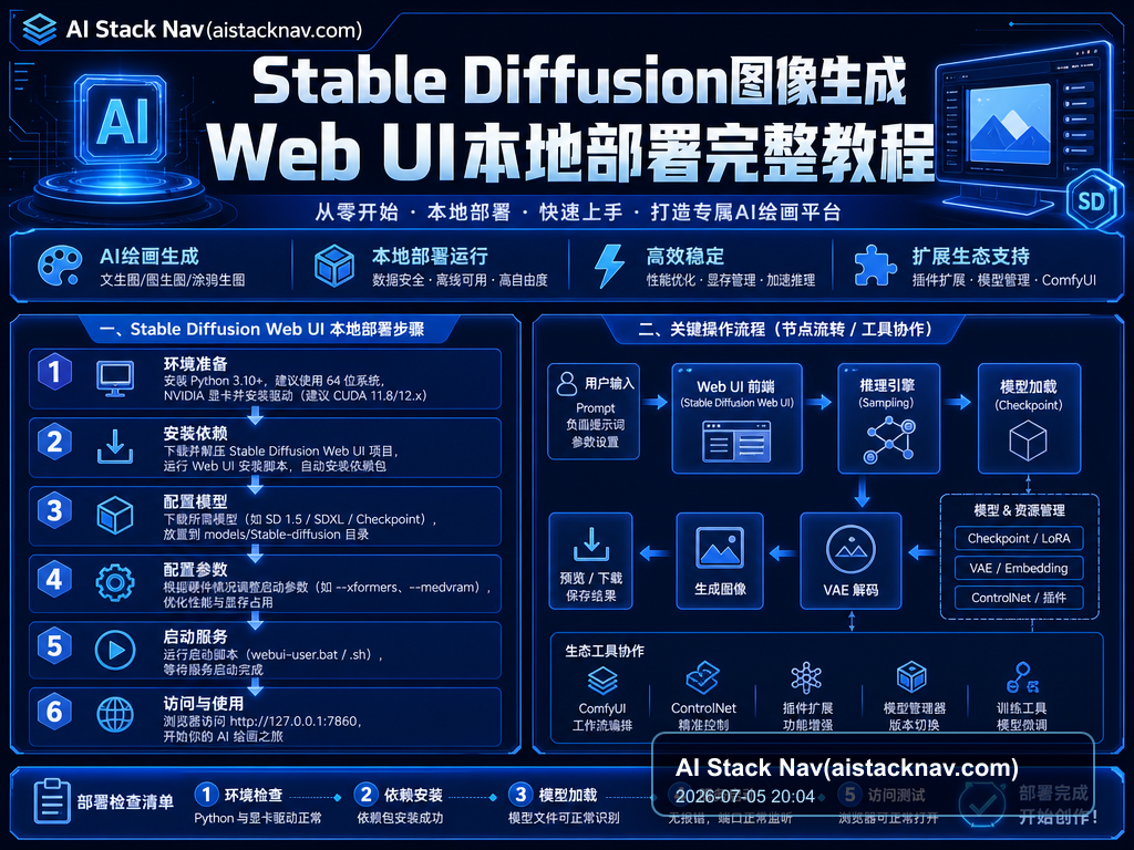 Stable Diffusion图像生成Web UI本地部署完整教程 教程插图 1