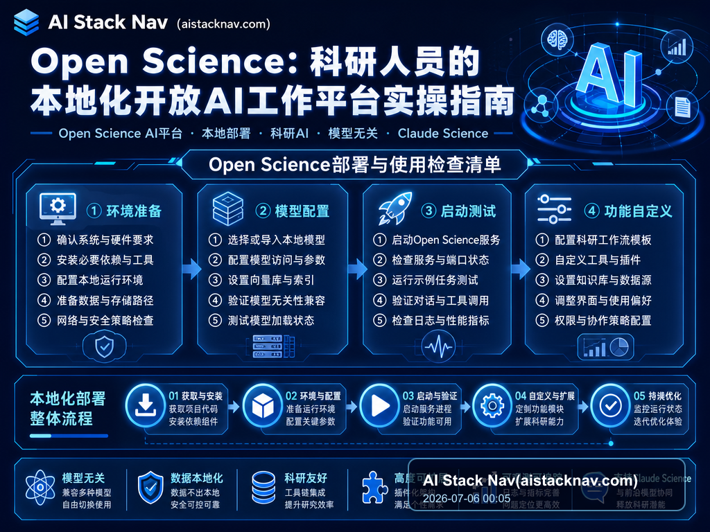 Open Science:科研人员的本地化开放AI工作平台实操指南 教程插图 2