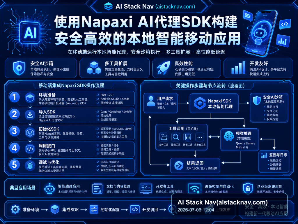 使用Napaxi AI代理SDK构建安全高效的本地智能移动应用 教程插图 1