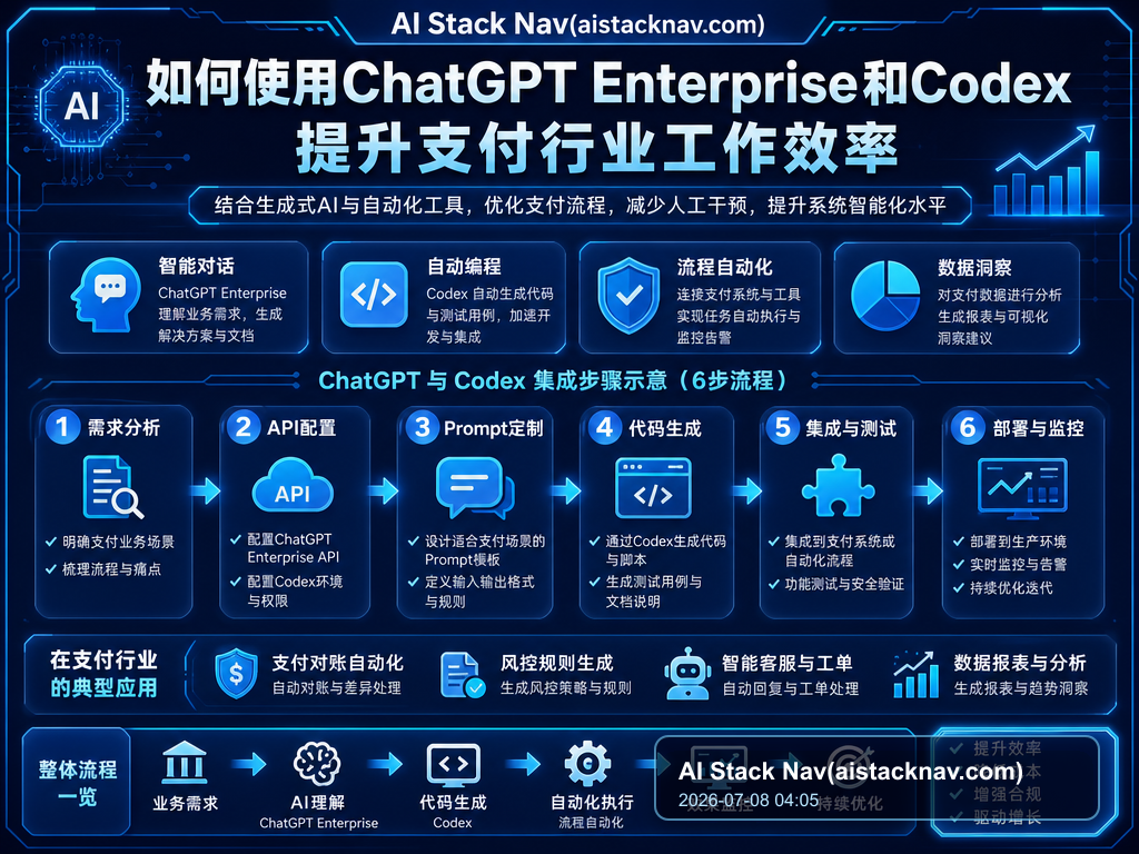 如何使用ChatGPT Enterprise和Codex提升支付行业工作效率 教程插图 1