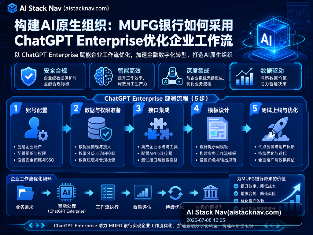 构建AI原生组织：MUFG银行如何采用ChatGPT Enterprise优化企业工作流 教程插图 1