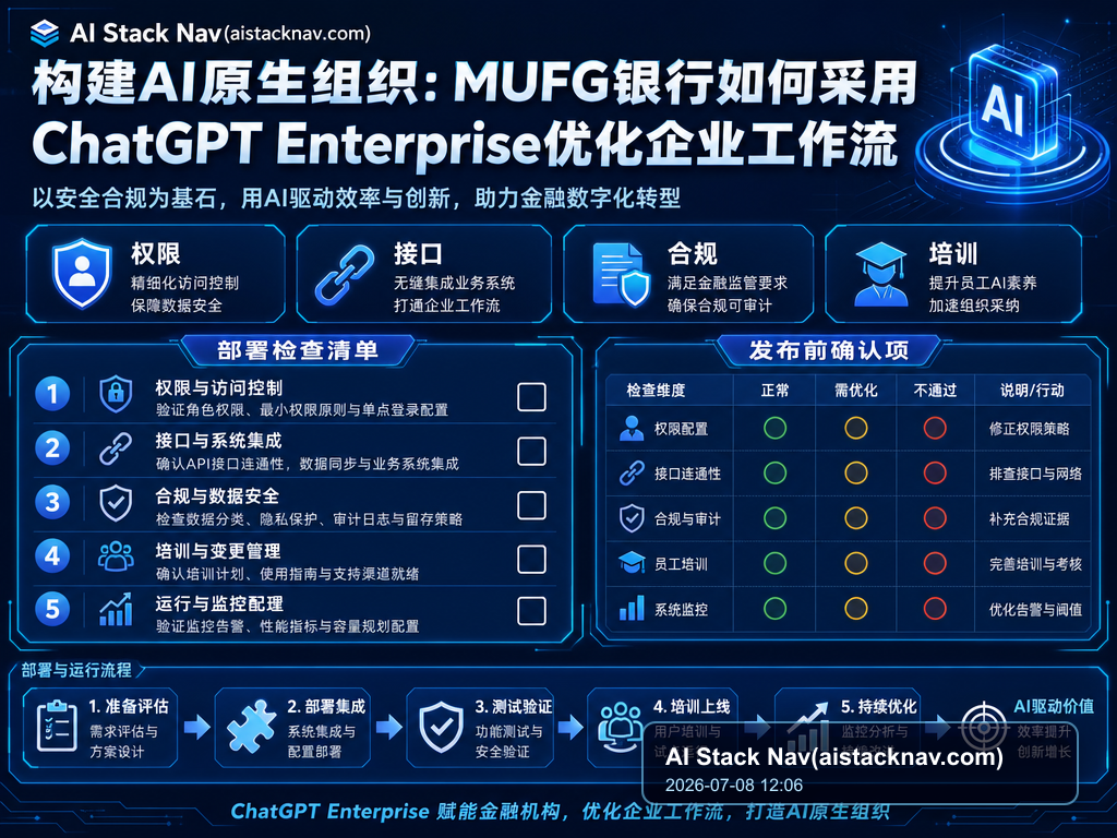 构建AI原生组织：MUFG银行如何采用ChatGPT Enterprise优化企业工作流 教程插图 2