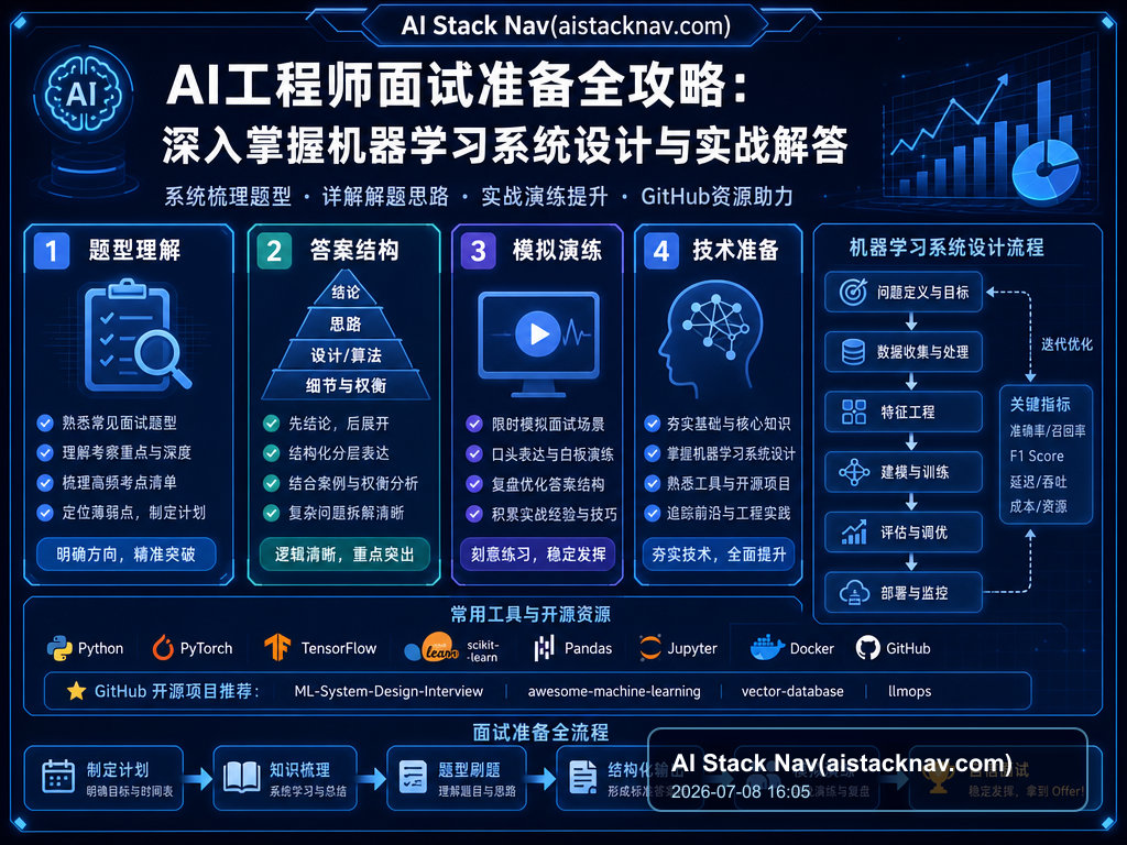 AI工程师面试准备全攻略：深入掌握机器学习系统设计与实战解答 教程插图 1