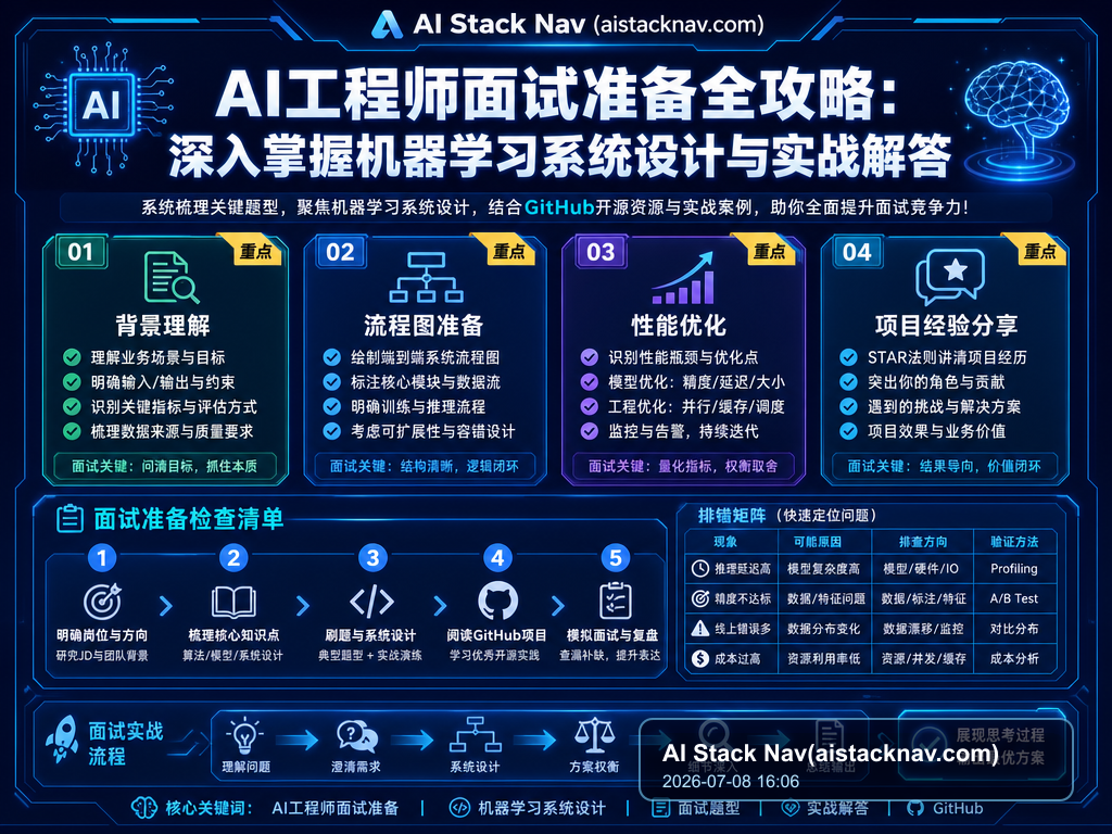 AI工程师面试准备全攻略：深入掌握机器学习系统设计与实战解答 教程插图 2