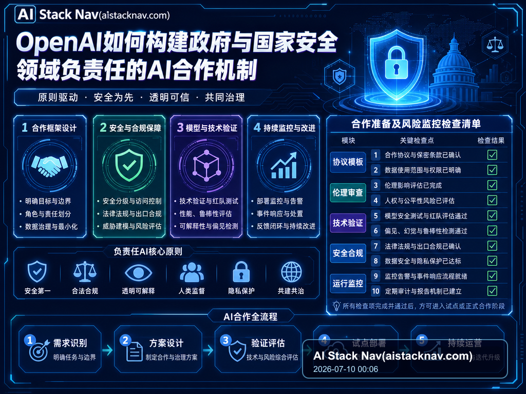 OpenAI如何构建政府与国家安全领域负责任的AI合作机制 教程插图 2