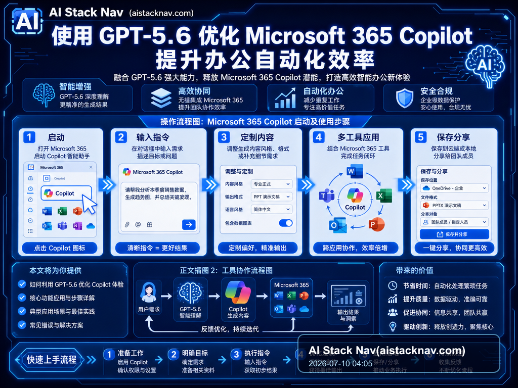 使用 GPT-5.6 优化 Microsoft 365 Copilot 提升办公自动化效率 教程插图 1