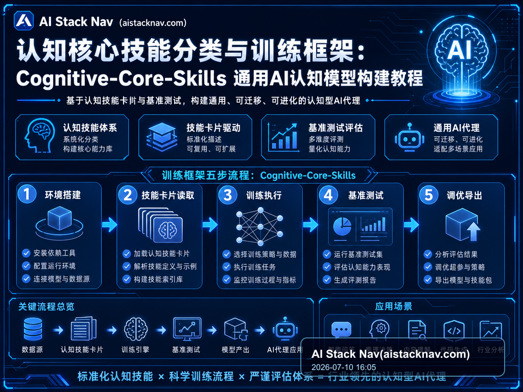 认知核心技能分类与训练框架：Cognitive-Core-Skills 通用AI认知模型构建教程 教程插图 1