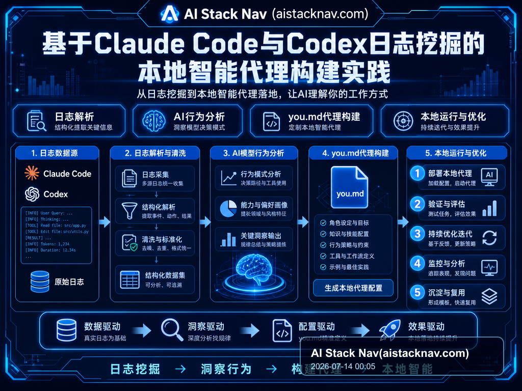 基于Claude Code与Codex日志挖掘的本地智能代理构建实践 特色图