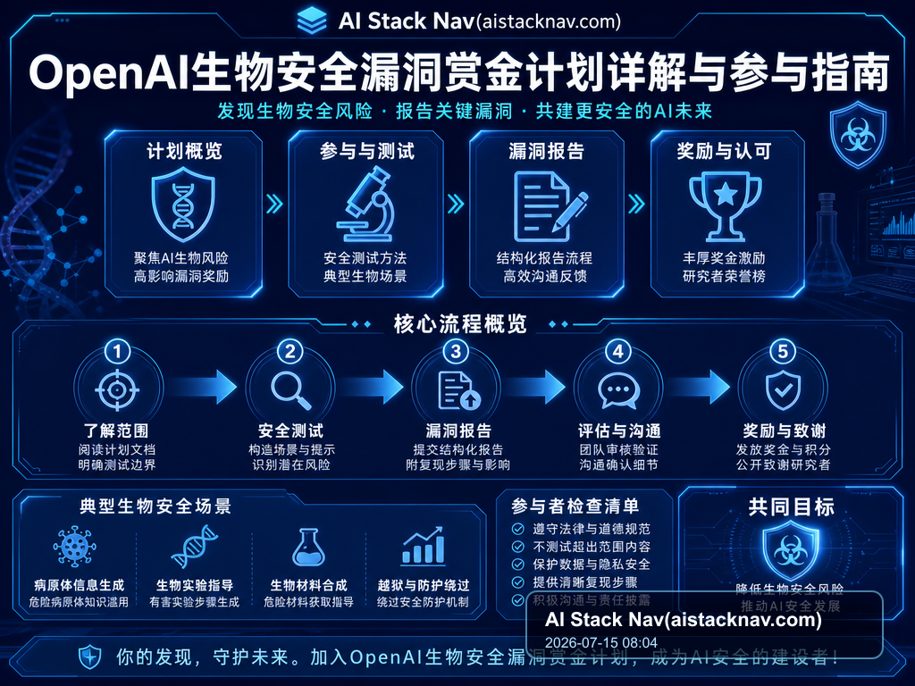 OpenAI生物安全漏洞赏金计划详解与参与指南 特色图