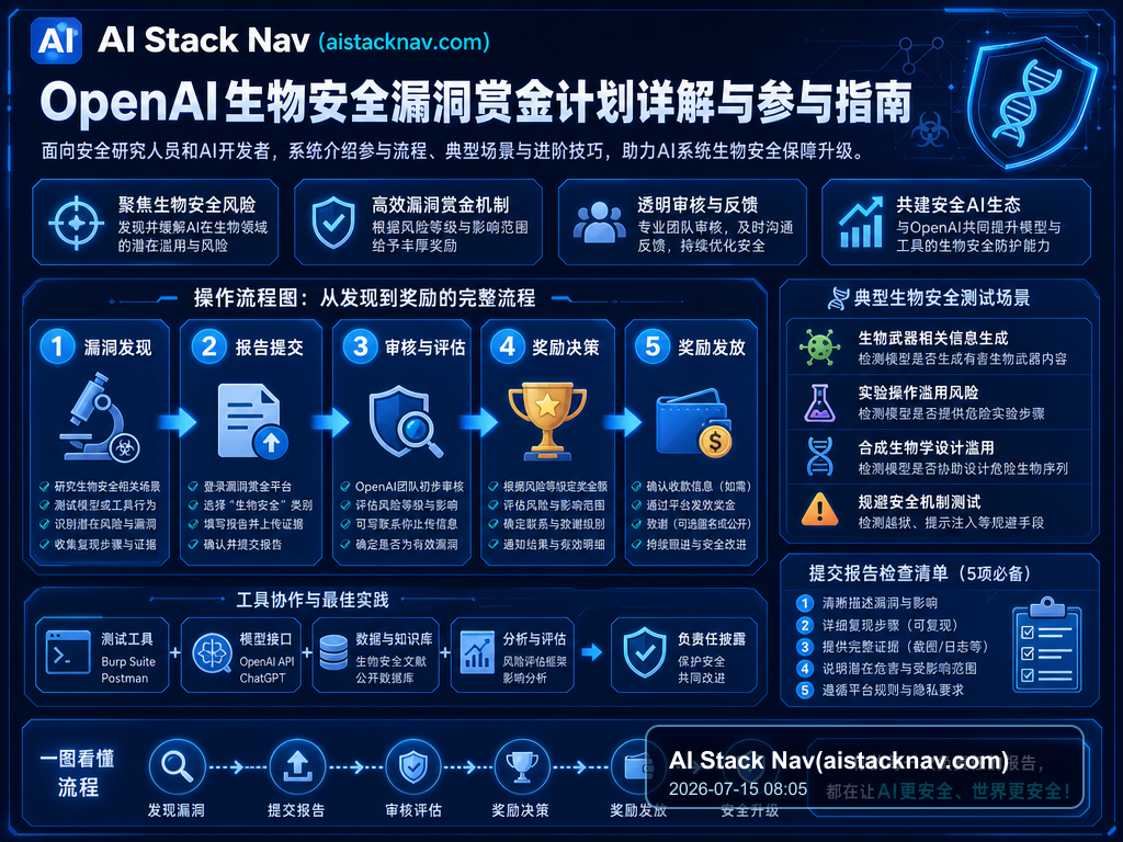 OpenAI生物安全漏洞赏金计划详解与参与指南 教程插图 1