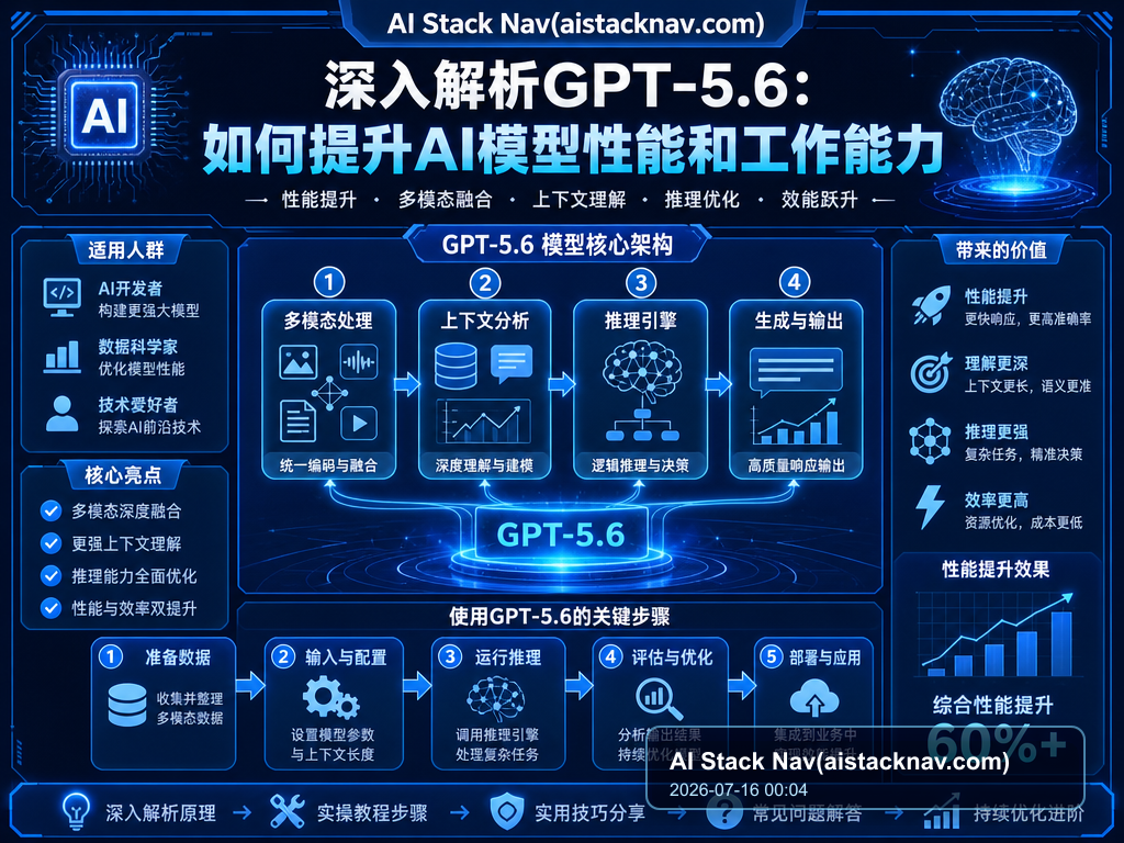 深入解析GPT-5.6：如何提升AI模型性能和工作能力 特色图