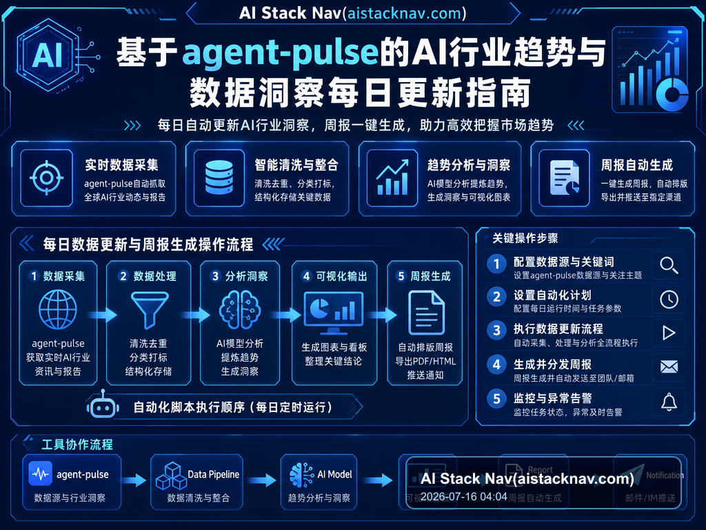 基于agent-pulse的AI行业趋势与数据洞察每日更新指南 教程插图 1