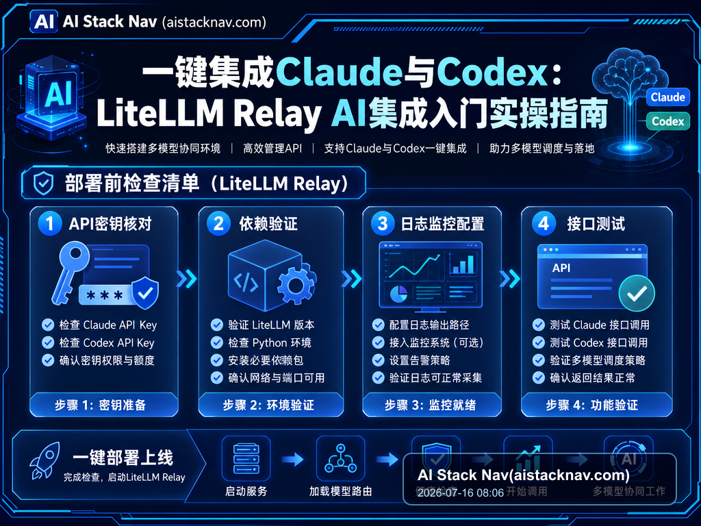 一键集成Claude与Codex：LiteLLM Relay AI集成入门实操指南 教程插图 2
