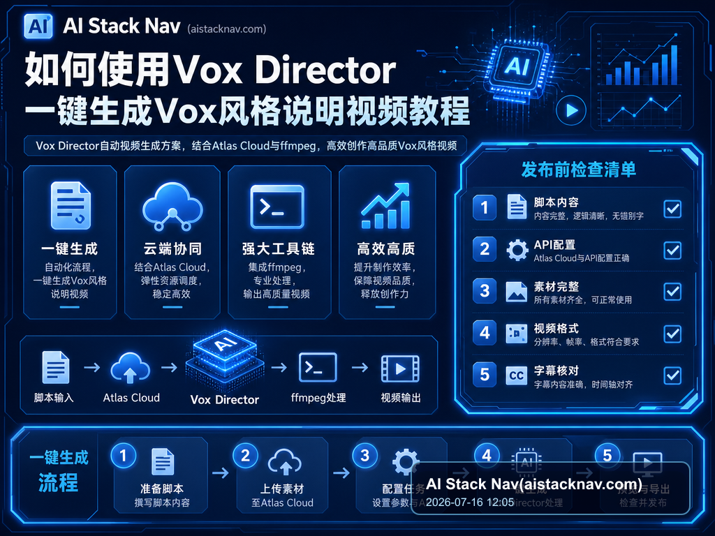 如何使用Vox Director一键生成Vox风格说明视频教程 教程插图 2