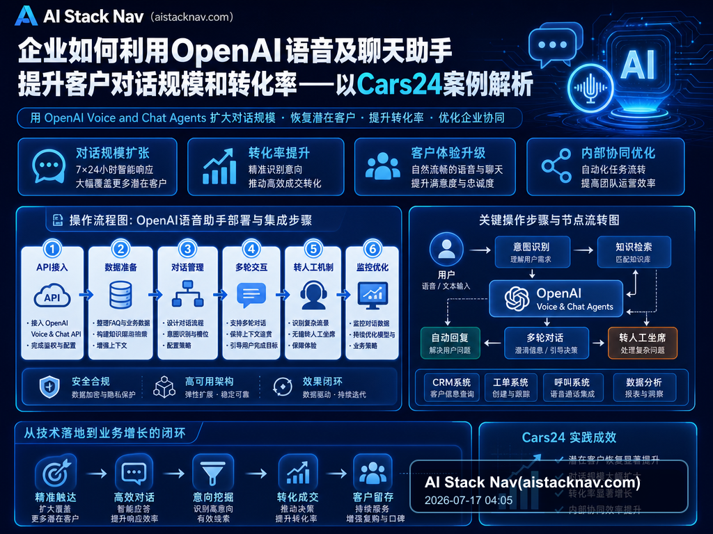 企业如何利用OpenAI语音及聊天助手提升客户对话规模和转化率——以Cars24案例解析 教程插图 1