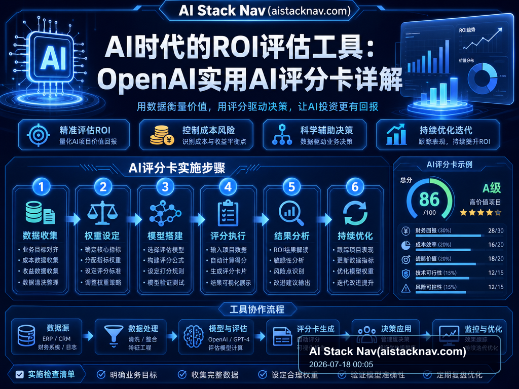AI时代的ROI评估工具:OpenAI实用AI评分卡详解 教程插图 1