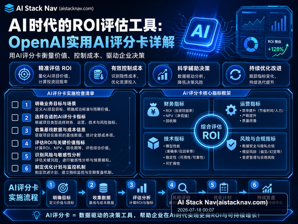 AI时代的ROI评估工具:OpenAI实用AI评分卡详解 教程插图 2