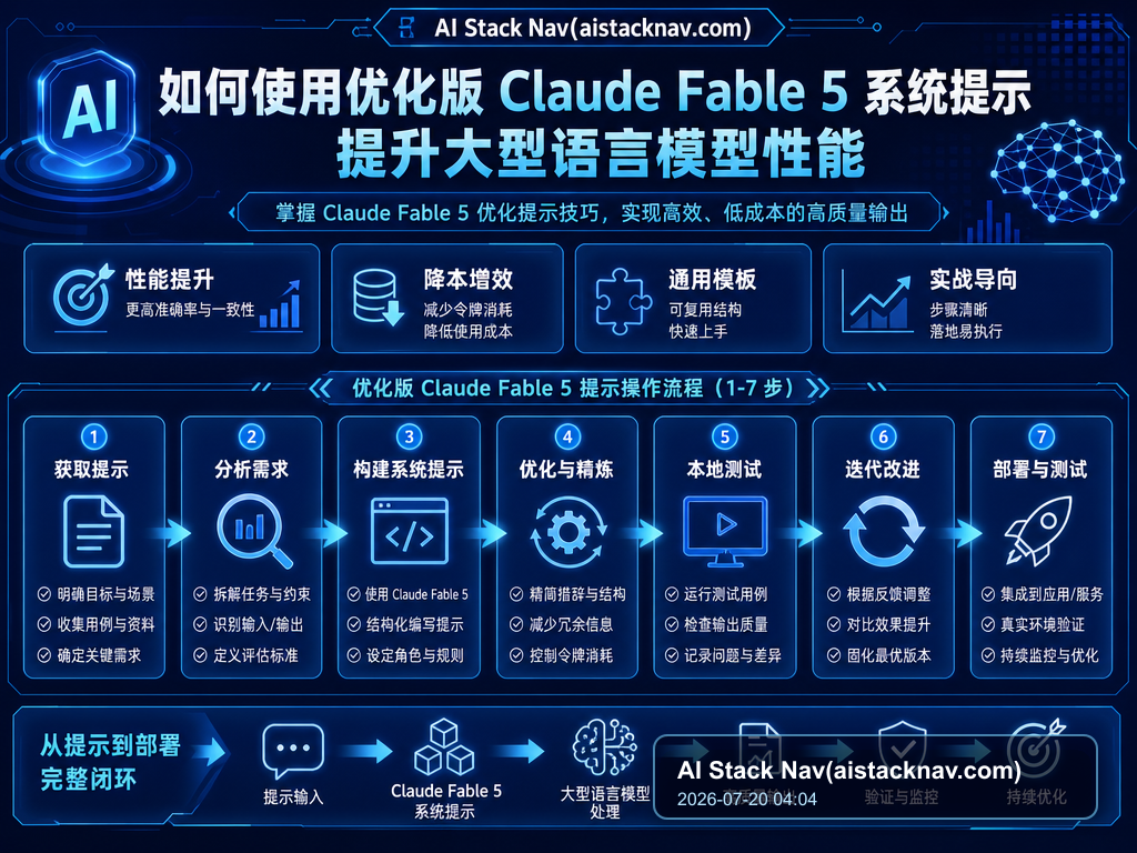 如何使用优化版 Claude Fable 5 系统提示提升大型语言模型性能 教程插图 1